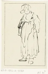 stående bondekone