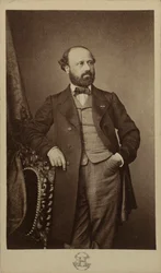 Portrett av komponisten François Bazin 1816-1878, ca 1760.