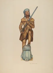 Figurhode: Davy Crockett, 1938.