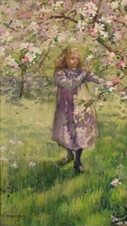 Picking Apple Blossom, 1901