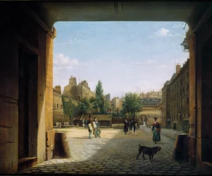 Gårdsplassen til Institut de France, 1825-62