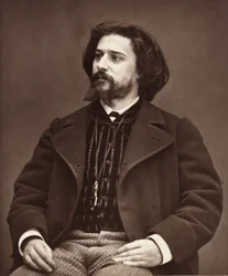Alphonse Daudet fransk forfatter, 1849-1897, ca. 1876.