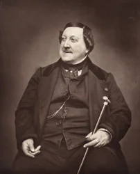 Gioachino Antonio Rossini italiensk komponist, 1792-1868, 1862.