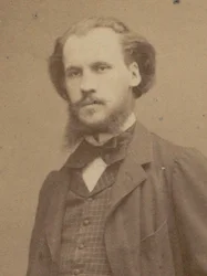 Portrett av komponisten Charles Lenepveu 1840-1910, 1870.