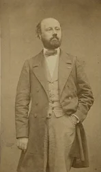 Portrett av komponisten François Bazin 1816-1878, ca 1760.