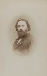 Portrett av pianisten og komponisten Émile Prudent 1817-1863, ca 1860.