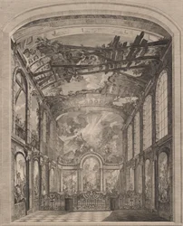 Innvendig visning av Foundlings, 1759.