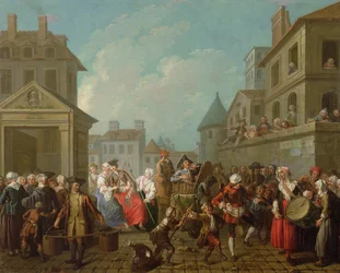 Gatekarneval i Paris, 1757
