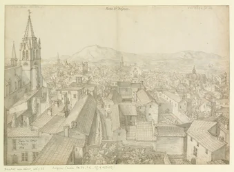 En del av kollegiet  av Avignon  1617: En del av Avignon