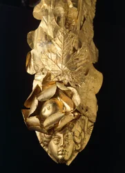 Diadem (krone), fra Spina (Emilia Romagna). Etruskisk sivilisasjon, 4. århundre f.Kr.