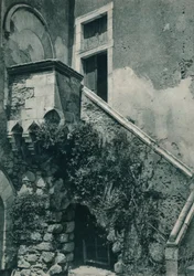 Et stille hjørne av Taormina, Sicilia, Italia, 1927
