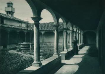 Kloster i et kloster, Firenze, Italia, 1927
