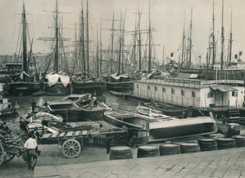 Napoli havn, Italia, 1927