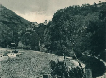 Runkelstein slott, Bolzano, Sør-Tirol, Italia, 1927
