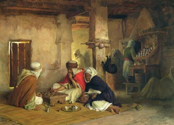 Arabisk kafé, ca. 1874