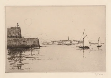 Saint-Malo Vue de Dinard (Saint-Malo vu de Dinard)
