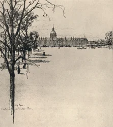 Esplanade av Les Invalides, 1915