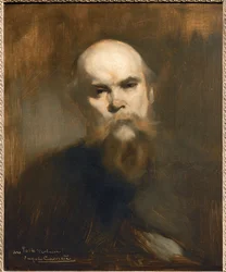 Paul Verlaine, poet (olje på lerret)