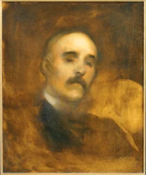 Portrett av Georges Clemenceau … (maleri på lerret)