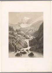 Fjelllandskap med utsikt over Eiger L
