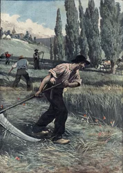 Illustration of Damblans in “” Le Pelerin”” of June 5
