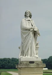 Statue av Jacques Benigne Bossuet (1627-1704) (marmor)