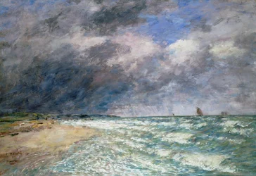 Seine-elvemunningsbåter, 1880 (pastell på papir)