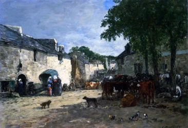 Storfemarked i Daoulas, Bretagne