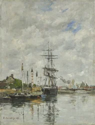 Deauville, båtbassenget, 1887
