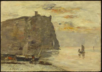Klipper ved Etrétat, 1894