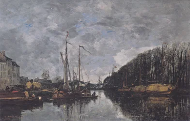 Kanalen ved Allèe Verte i Brussel