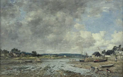 Landskap med vaskekoner, 1873