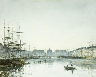 Le Havre, handelsbassenget, 1894