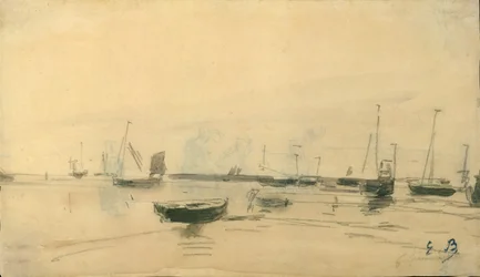 Marine Scene recto, 1870-85.