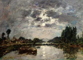 Måneskinn, Canal de St. Valery, 1891