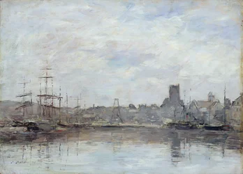 Septembermorgen: Havnen i Fecamp