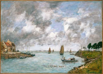 Munningen av elven Somme, St. Valery-sur-Somme, 1891