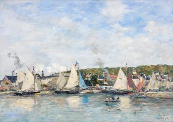 Havnen i Trouville, 1893.