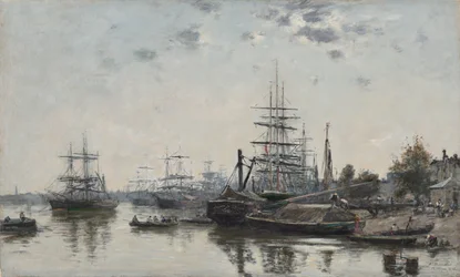 Utsikt over Bordeaux, fra Quai des Chartrons