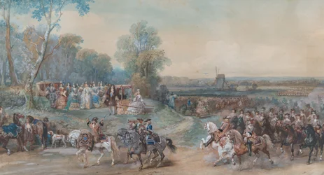 Camp of Compiègne, 1698, ca. 1860.