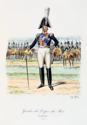 Kongens livvakter, kaptein, 1814