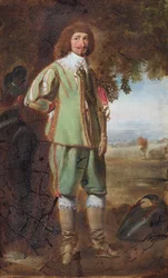 Portrett av John Ashburnham (olje på papir)