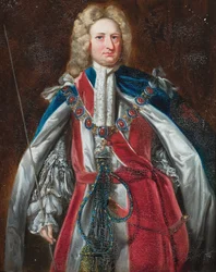 Portrett av den første jarlen av Oxford (olje på papir)