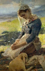 Fjellenes poesi, av Eugenio Prati (1842–1907).