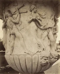 Detalj av en vase i Versailles