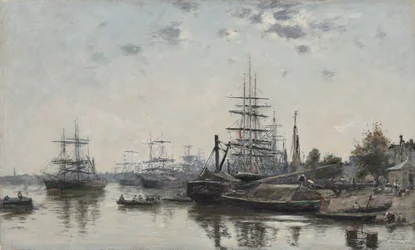Utsikt over Bordeaux, fra Quai des Chartrons