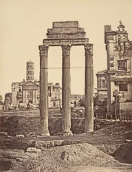 Ruinene av forumet, 1848-52.