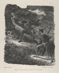Faust og Mephistopheles i Hartzfjellene Goethe, Faust, 1825-27., 1825-27.