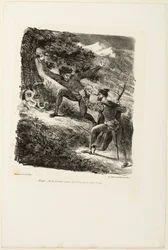 Faust og Mephistopheles i Harz-fjellene, fra Faust