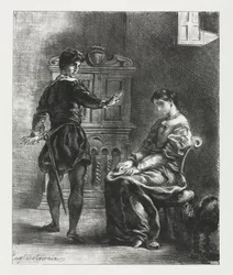 Hamlet: Hamlet og Ophelia